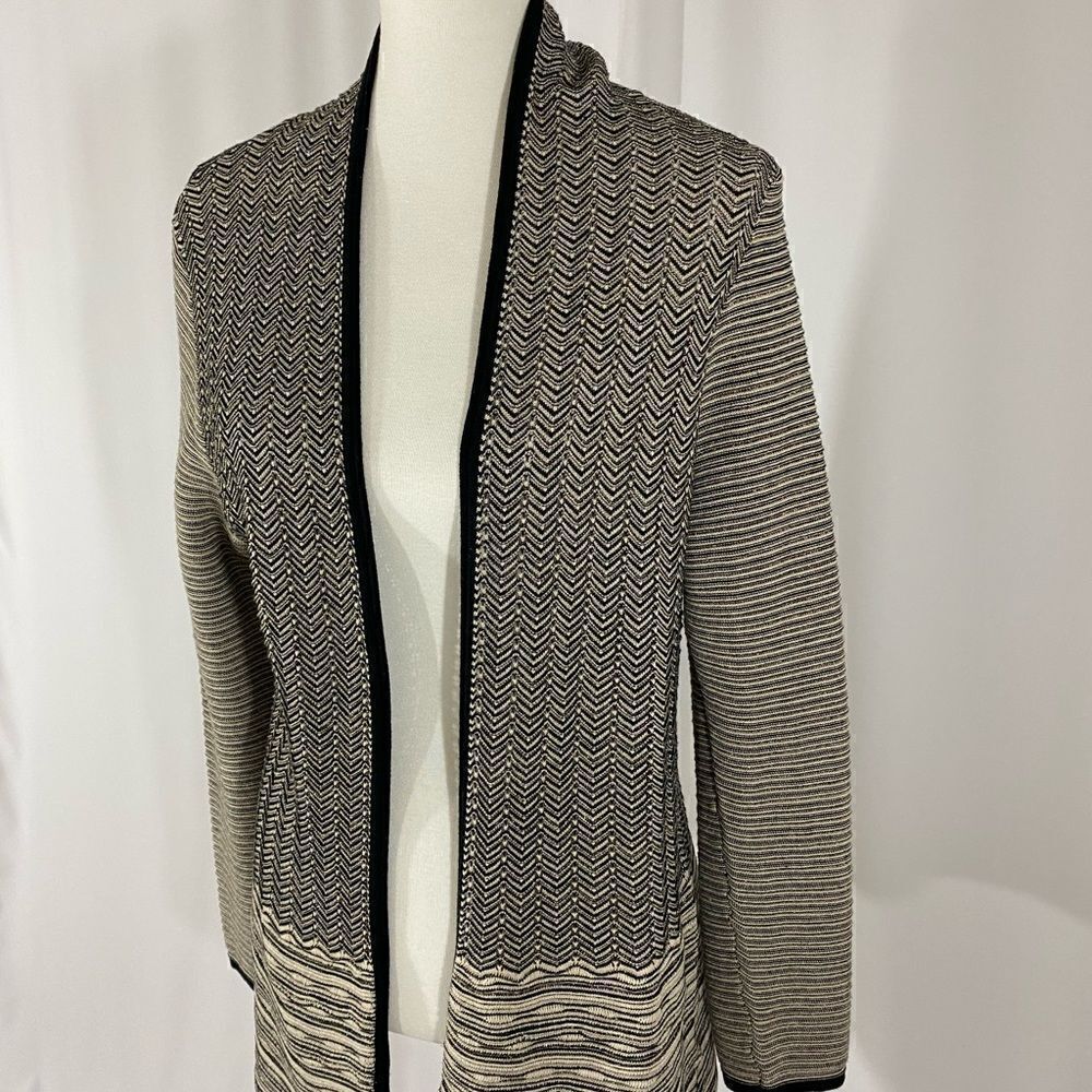 Colour Works Open Front Cardigan - Picture 2 of 7